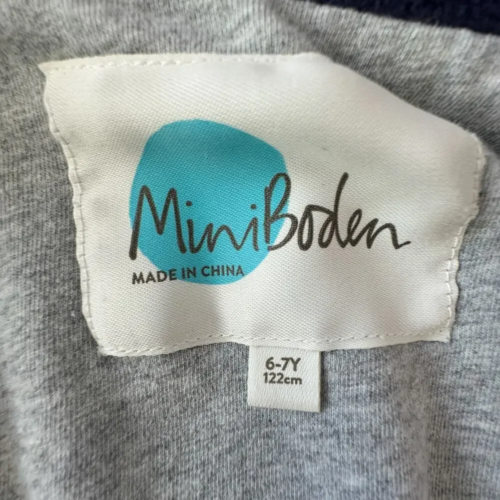 Mini Boden Fleece Jacket GUC 6/7